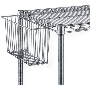METRO H209C Storage Basket Steel Silver 13-3/8x5x7 | AF3XAL 8DX44