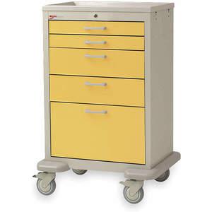 METRO MBX2201TL-YE Medical Cart Steel/polymer Taupe/yellow | AC8PCX 3CWH7