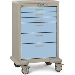 METRO MBX3210TL-SB Medical Cart Steel/polymer Taupe/blue | AC8PCQ 3CWH1