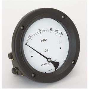 MIDWEST INSTRUMENTS 140-SC-00-OO-50P Differential Pressure Gauge 0 To 50 Psid | AC9JKY 3GVJ9