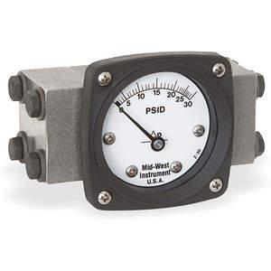 MIDWEST INSTRUMENTS 140-SA-00-OO-30P Midwest Instrument Differential Pressure Gauge, 0 To 30 Psi | AC9JJR 3GVF7