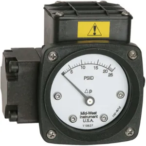 MIDWEST INSTRUMENTS 142-AA-00-O(AA)-15P Nema 4x Dp Switch 3000 Psi 0 To 15 Psid | AB6QHB 22A577