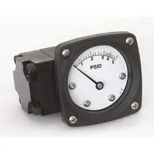 MIDWEST INSTRUMENTS 142-AA-00-OO-5P Differential Pressure Gauge 0 To 5 Psid | AC9JHW 3GVD6