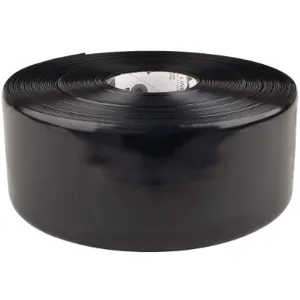 MIGHTY LINE 4RBLK Floor Marking Tape, 4 Width, Black, 100 ft Long | AH2BUM 24PT75