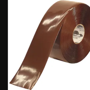 MIGHTY LINE 4RBRN Industrial Floor Tape Roll Brown Vinyl | AG9HUP 20PF90