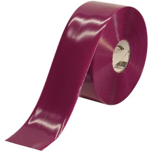 MIGHTY LINE 4RP Industrial Floor Tape, 4 Width, Purple, 100 ft Long | AG9HVC 20PG03