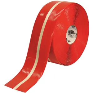 MIGHTY LINE 4RRLUMCTR Industrial Floor Tape Roll Red/Phosphorescent | AG9HVJ 20PG09