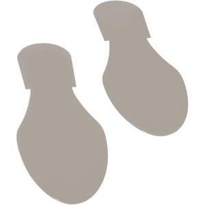 MIGHTY LINE GYFtPrt Industrie-Bodenmarkierungsband, farbiger grauer Fußabdruck, PK50 | AX3KLB