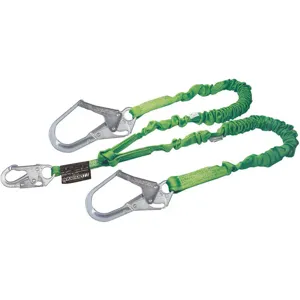 MILLER BY HONEYWELL 231M-Z7/6FTGN Lanyard 2 Leg Polyester Green | AC9XHH 3LCV5