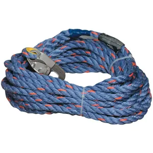 MILLER BY HONEYWELL 300L-Z7/25FTBL Vertical Lifeline Temporary 25 Feet Length | AD2YLG 3WNK6