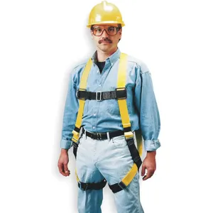 MILLER BY HONEYWELL 650-7/UYK Full Body Harness Universal 400 Lb. Yellow | AE4NTT 5M547