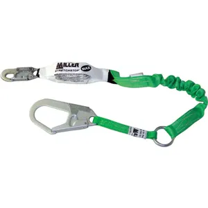 MILLER BY HONEYWELL 940RSS-RR-Z7/6FTGN Lanyard 1 Leg Polyester Green | AE6FXU 5RRF3