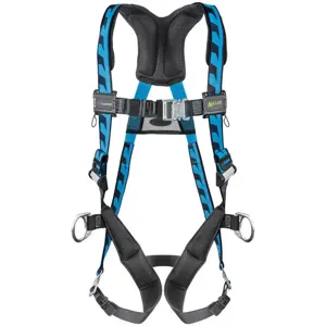 MILLER BY HONEYWELL AC-QC-D/UBL Full Body Harness Universal 400 Lb Blue | AF8FRL 25UA40