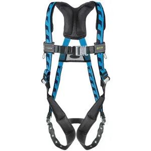 MILLER BY HONEYWELL AC-TB/UBL Full Body Harness Universal 400 Lb Blue | AF8FRZ 25UA52