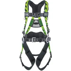 MILLER BY HONEYWELL ACA-QC-BDP2/3XLGN Full Body Harness 2xl/3xl 400 Lb Green | AG7AXC 49Y419