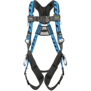 MILLER BY HONEYWELL ACA-QC-D/UBL Full Body Harness Universal 400 Lb Blue | AG7AXK 49Y426