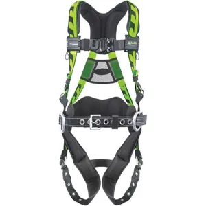 MILLER BY HONEYWELL ACA-TB-BDP/UGN Full Body Harness Universal 400 Lb Green | AF8YMZ 29JY42