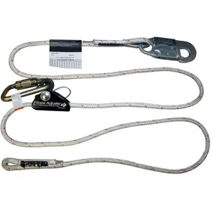 MILLER BY HONEYWELL ARL-100-Z7/8FT Positioning Lanyard 8 Feet 400 Lb. Rope | AA8MLK 19D197