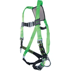 MILLER BY HONEYWELL P950QC-7/UGN Full Body Harness Universal 400 Lb Green | AA8MLB 19D182