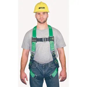 MILLER BY HONEYWELL P950/XXLGN Full Body Harness 2xl 400 Lb. Green | AD2JCL 3PRW8