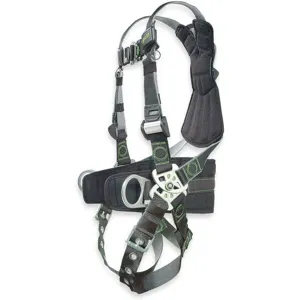 MILLER BY HONEYWELL RDT-TB-DP/UBK Full Body Harness Universal 400lb Black/gry | AE4ZVM 5PA96