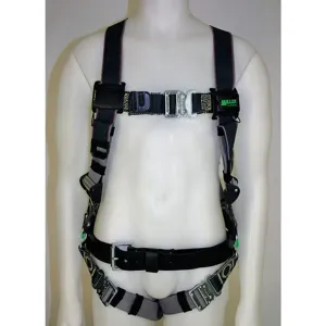 MILLER BY HONEYWELL RKN-QC-B/UBK Full Body Harness Universal 400 Lb Black | AD2JDH 3PRZ6