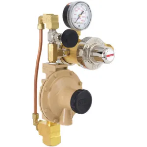 MILLER-SMITH EQUIPMENT 16391 Regulator 3 Stage Nitrogen 0.40-0.60 Psi | AC7LXN 38N743