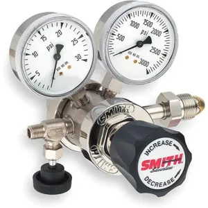 MILLER-SMITH EQUIPMENT 220-4109 Regulator 2 Stage 0-15 Psi Inert Gas | AC8XCQ 3ELA3