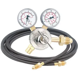 MILLER-SMITH EQUIPMENT 31-50-580-6 Flow Gauge Regulator 1 Stage Argon | AE3NKE 5EFY2