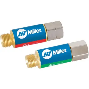 MILLER-SMITH EQUIPMENT H743 Flashback Arrestor Set 2 Piece For Torches | AC9ZVD 3LVR5