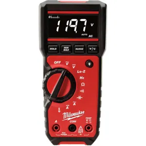 MILWAUKEE 2217-20NST Digital Multimeter 600v 10a 40 Mohms | AE4RGW 5MLK1