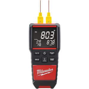 MILWAUKEE 2270-20 Thermocouple Thermometer 2 Input | AD6NWH 46N347