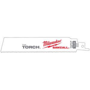 MILWAUKEE 48-00-8712 Reciprocating Saw Blade 1 Inch Width - Pack Of 25 | AE9VFT 6MR66