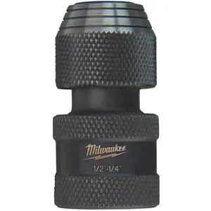 MILWAUKEE 48-03-4410 Impact Adapter 1/2 Drive Inch 1/4 Hex Shank | AE3MQK 5ECA5