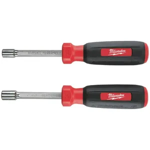 MILWAUKEE 48-22-2402 Shaft Nut Driver St 2pc Hex 1/4 Inch 5/16 Inch | AG3BQU 32TT23