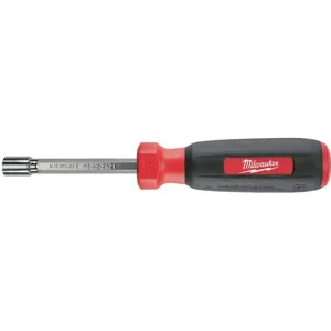 MILWAUKEE 48-22-2421 Nut Driver 1/4 Inch Red/black Steel | AG3BPU 32TR99