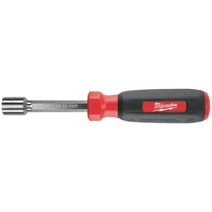 MILWAUKEE 48-22-2425 Nut Driver 7/16in Red/black Steel | AG3BPY 32TT04