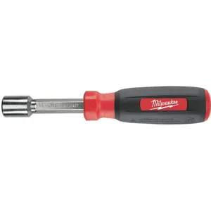 MILWAUKEE 48-22-2427 Nut Driver 9/16in Red/black Steel | AG3BQA 32TT06