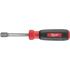 MILWAUKEE 48-22-2435 Nut Driver 8mm Red/black Steel | AG3BQN 32TT18