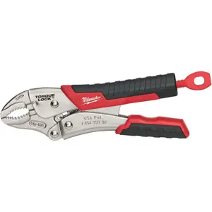 MILWAUKEE 48-22-3407 Locking Pliers Curved Jaw 7 Inch Length | AG3BNX 32TR76