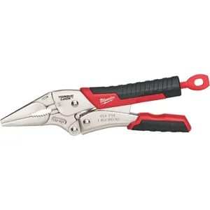 MILWAUKEE 48-22-3409 Locking Pliers Long Nose 9 Inch Length | AG3BPC 32TR81