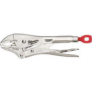 MILWAUKEE 48-22-3420 Locking Pliers Curved Jaw 10 Inch Length | AG3BNY 32TR77