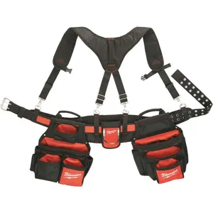 MILWAUKEE 48-22-8120 Tool Belt Contractor 24 Pockets | AH8KDK 38UZ41