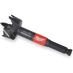 MILWAUKEE 48-25-5125 Self Feed Drill Bit Diameter 1 1/2 7/16 Hex | AC3QAN 2VFY7