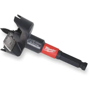 MILWAUKEE 48-25-5140 Self Feed Drill Bit Diameter 2 1/8 /16 Hex | AC3QAQ 2VFY9