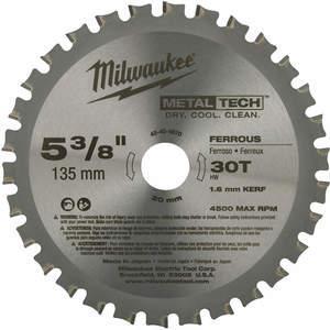MILWAUKEE 48-40-4070 Circular Saw Blade Carbide 5-3/8 Inch 30 Teeth | AE7WHC 6AWL0