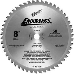 MILWAUKEE 48-40-4520 Circular Saw Blade Carbide 8 Inch 50 Teeth | AD3BVC 3XU98