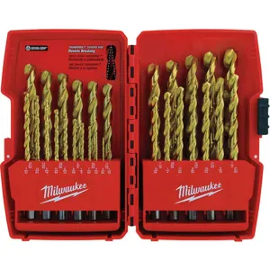 MILWAUKEE 48-89-0012 Drill Bit Sets Titanium 29 Pc | AB6HEL 21R665