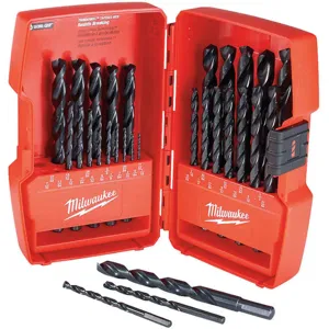 MILWAUKEE 48-89-2802 Drill Bit Sets Black Oxide 29 Pc | AB6HEH 21R662