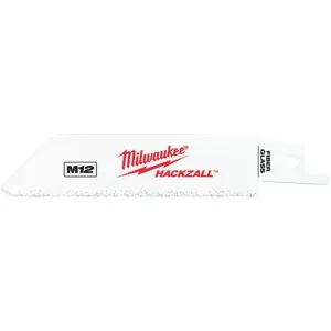 MILWAUKEE 49-00-5400 Hackzall(tm) Blade Set 4 Inch Length - Pack Of 3 | AC3BYL 2RFN8